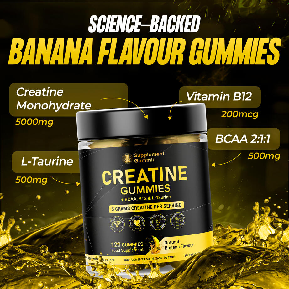 Vegan and Vegetarian Creatine Gummies