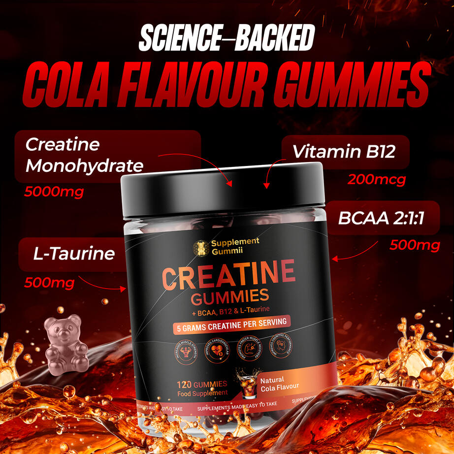 Delicious Cola Creatine Gummies